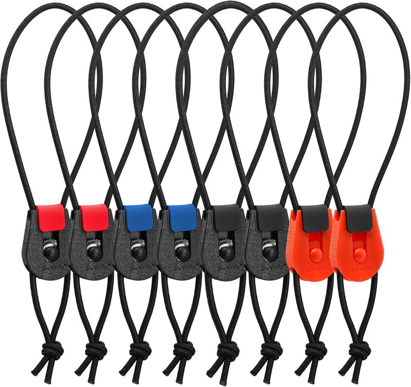 SAMSFX Fishing Rods Belt Stretchy Wrap Pole Straps Elastic Cable Ties for Casting, Spinning & Fly Rods - Image 1